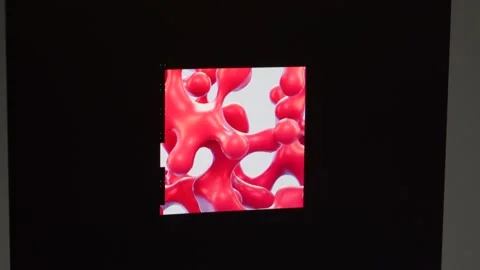 Render 3d image of abstraction in the program Stock Footage 198398057