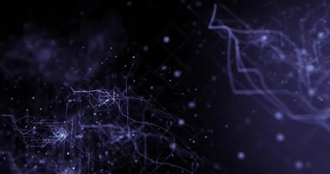 Render of abstract background with growing veins and nerve cells. Stock Footage 263957031