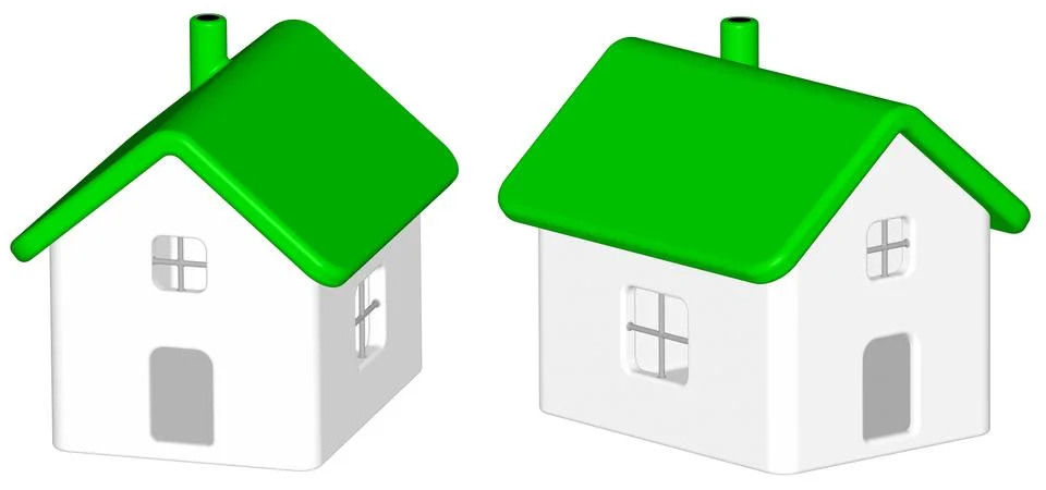 Render: green house Stock Illustration