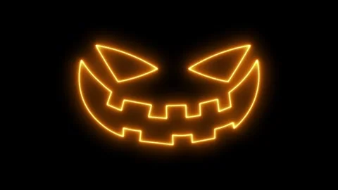 Render Halloween Pumpkin Face v2 4k 3 Stock Footage 250642053