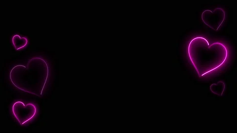 RENDER HEARTS FRAME Stock Footage 232365421