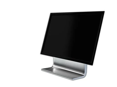 Render illustration of computer screen Stock Illustration