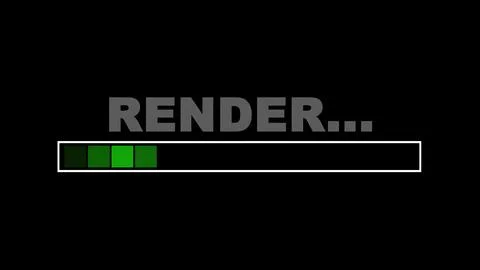 Render progress bar 스톡 일러스트