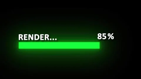 Render progress bar イラスト素材