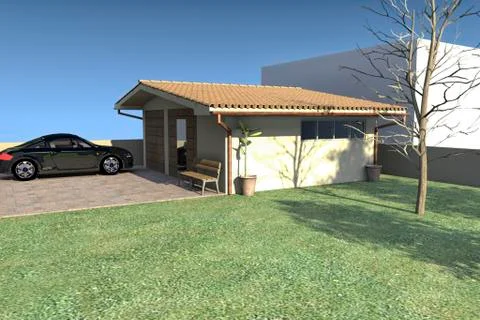 Render of a project Stock Illustration