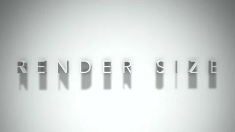 Render size 3D title animation with shadows on a white background Video stock 297801486