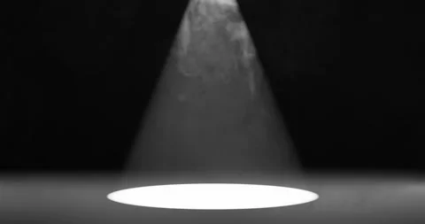 Render of spot light highlight on stage for focus light beam Stock Footage 264140413