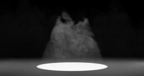 Render of spot light highlight on stage for focus light beam Stock Footage 264140416