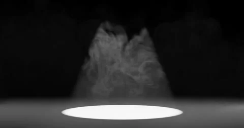 Render of spot light highlight on stage for focus light beam Stock Footage 264140417