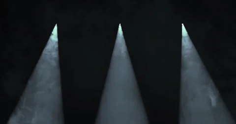 Render of spot light highlight on stage for focus light beam Stock Footage 264342732