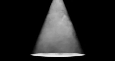 Render of spot light highlight on stage for focus light beam Stock Footage 264342736