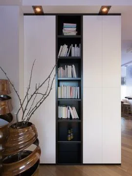 Render of a townhouse interior design Stock Illustration