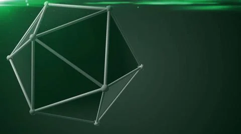 Rendered atom. Abstract technology background 3D rendered big atom. Abstra... Foto stock