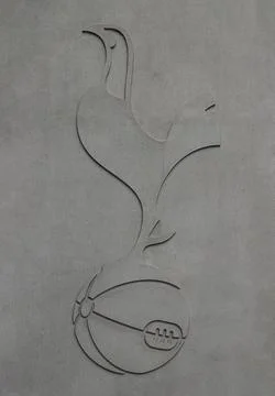Rendered in a deep debossed execution, the legendary Spurs cockerel is etch.. 库存照片