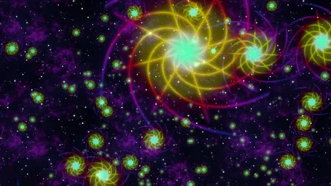 Rendered imaginative animated background Video stock 116551978