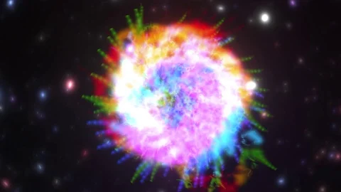 Rendered imaginative animated background Video stock 116553279