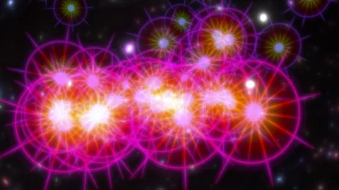 Rendered imaginative animated background Video stock 116554396