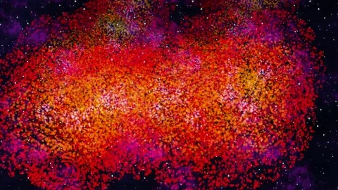 Rendered imaginative animated background Video stock 116554602