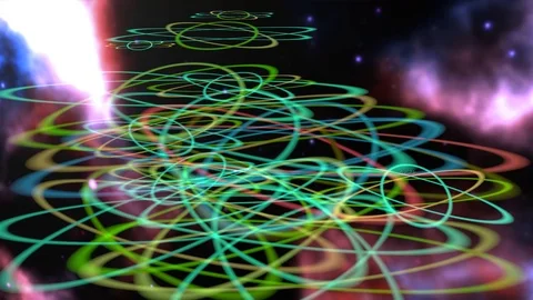 Rendered imaginative animated background Video stock 116558199