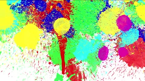 Rendered ink splate Stock Footage 56645832