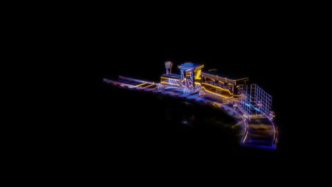 Rendering 3D animation, VISUAL EFFECTS Woody Toy Train model on a black Video stock 263954994