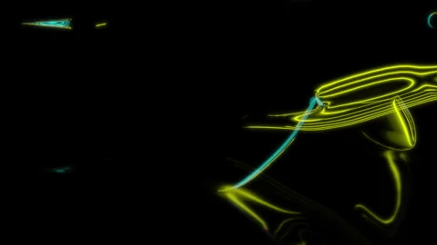 Rendering 3D animation, VISUAL EFFECTS Cartoon Beluga Whale on a black Stock Footage 266827080
