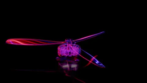 Rendering 3D animation, VISUAL EFFECTS Brushless motor FPV Model on a black Stock Footage 267013600