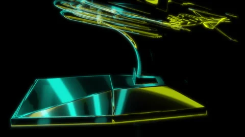 Rendering 3D animation, VISUAL EFFECTS universal, long range fighter interceptor Stock Footage 267840913