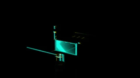 Rendering 3D animation, VISUAL EFFECTS sink with tap and drain Model on a black Stock Footage 269142744