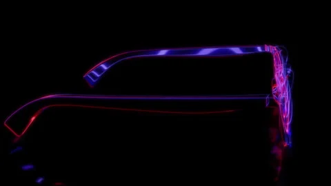 Rendering 3D animation, VISUAL EFFECTS Sunglasses Model on a black background Stock Footage 269633191