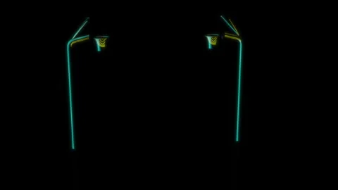 Rendering 3D animation, VISUAL EFFECTS BasketBall Model on a black background Stock Footage 274761643
