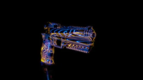 Rendering 3D animation, VISUAL EFFECTS Vase Model on a black background Stock Footage 276498348