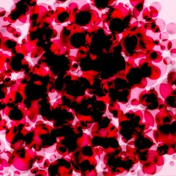 Rendering of bacteria and virus Stock Illustration
