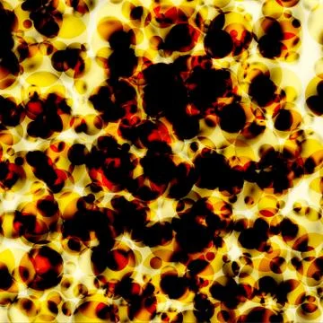 Rendering of bacteria and virus Illustrazione stock