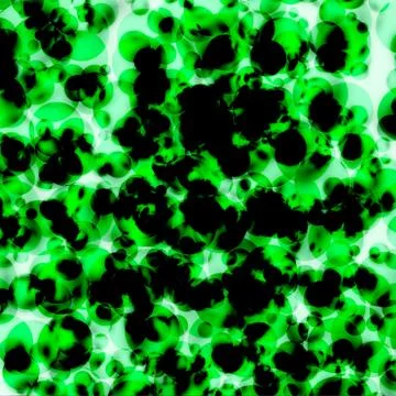 Rendering of bacteria and virus Stock Illustration