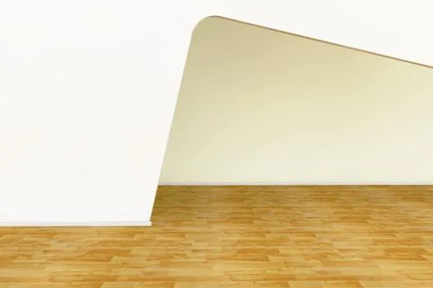 Rendering of an empty room Иллюстрация