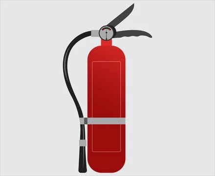Rendering of an extinguisher Stock Illustration