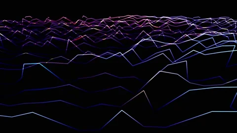 Rendering modern design elements Stock Footage 133435495