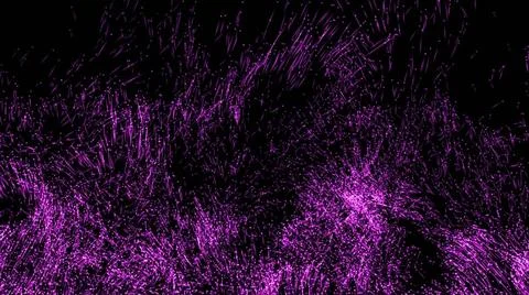 Rendering of particle trails. Particles move to the side 3d rendering of p... 스톡 사진