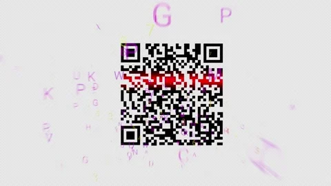 Rendering of a QR code scanner. Stock Footage 151649775