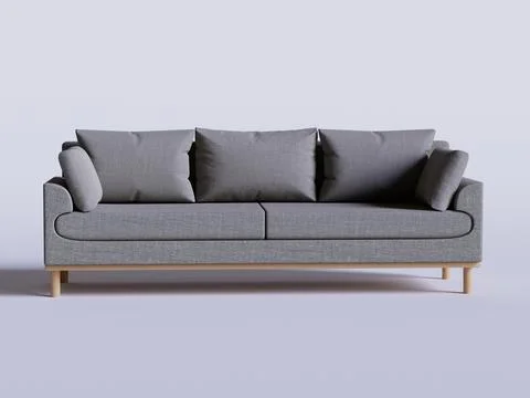 Rendering sofa for front view Stock-Illustration