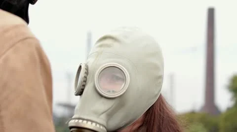 Rendezvous in the industrial zone Stock Footage 12383596