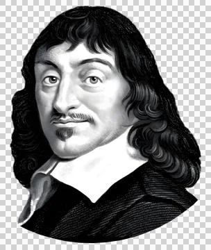 Rene Descartes Stock Illustration