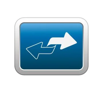 Renew icon on blue イラスト素材