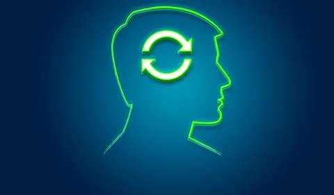 Renew your mind Stock Illustration