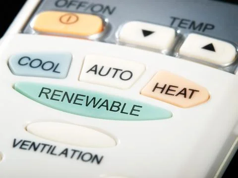 Renewable button Stock Photos