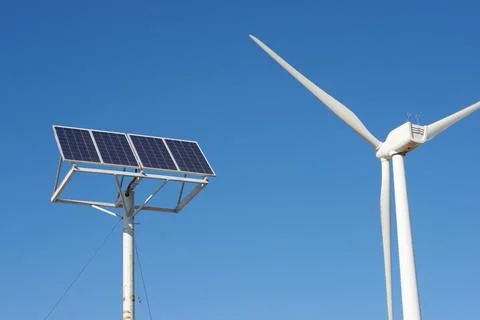 Renewable energy concept Stock Photos