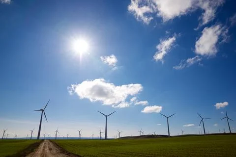 Renewable energy concept Stock Photos