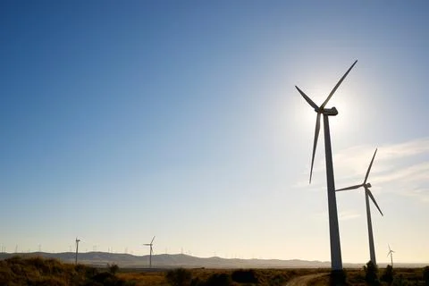 Renewable energy concept view Stock Photos