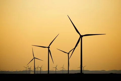 Renewable energy concept view Stock Photos